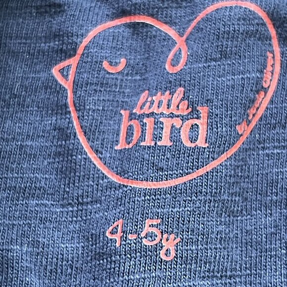 Little Bird Navy Rainbow Tee 4-5y - Picture 3 of 5